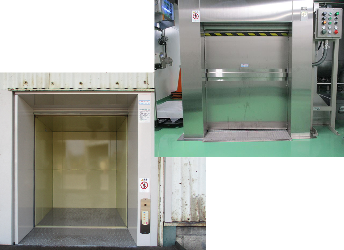 工場や店舗用に特殊な機能のエレベーターがほしい